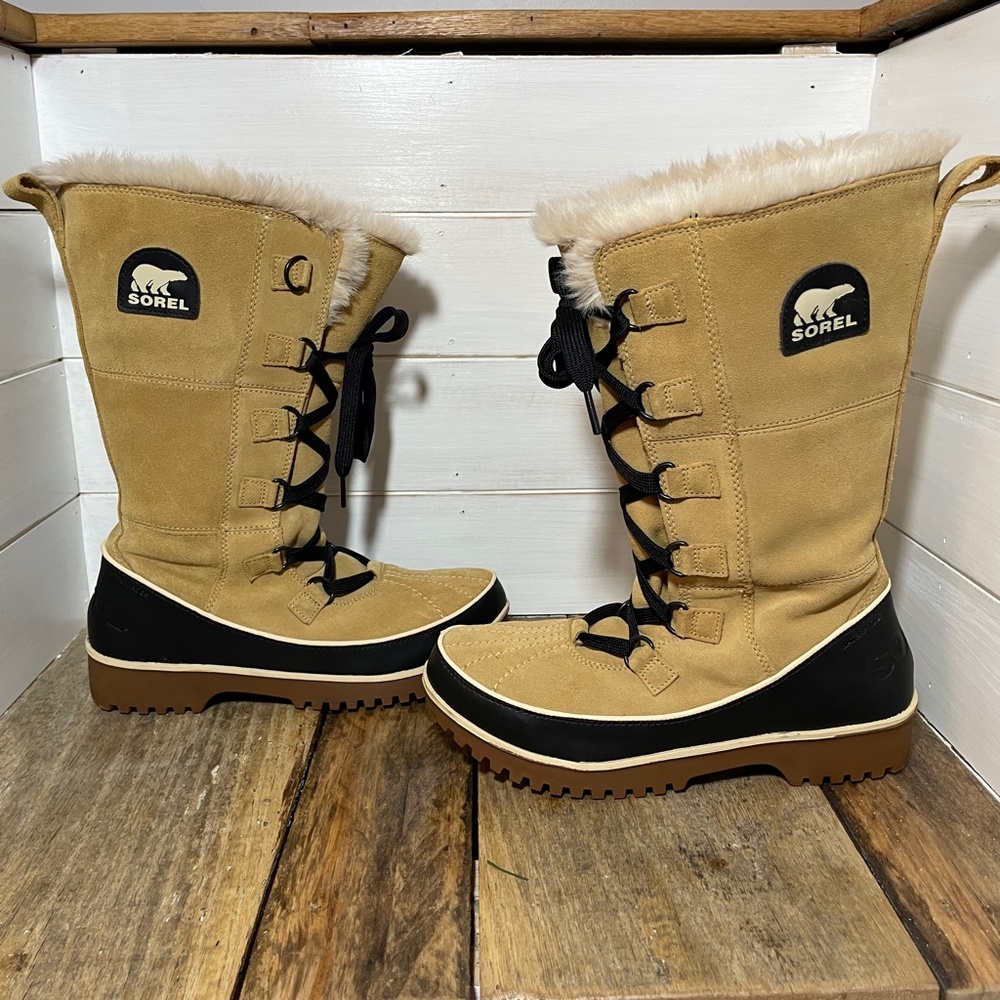 SOREL Tivoli II High Lace Up Winter Boots - Size 9 - Picture 4 of 7